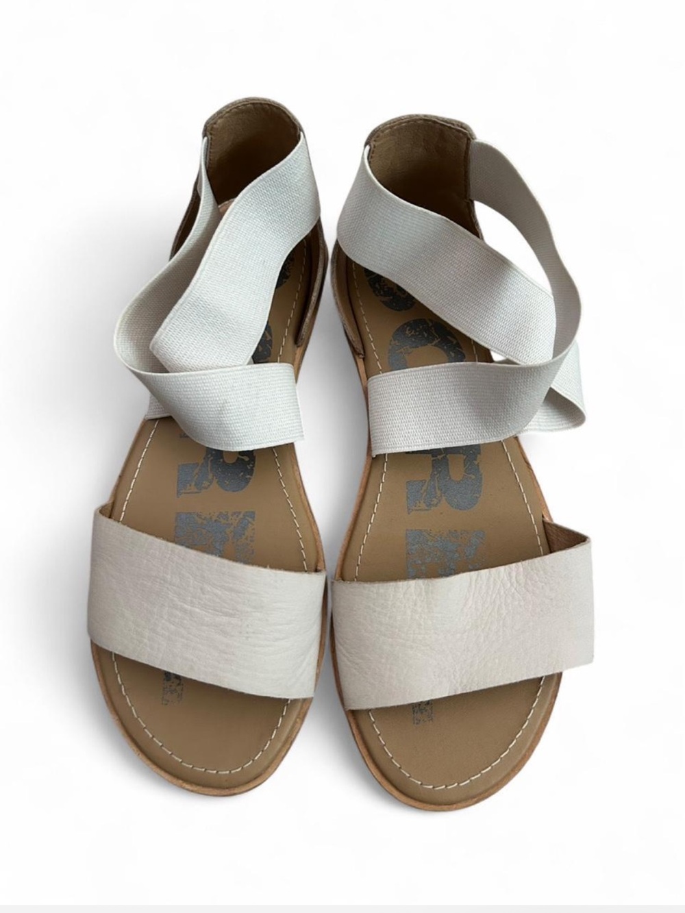 Sorel Women's Cream Elastic Wrap Sandals